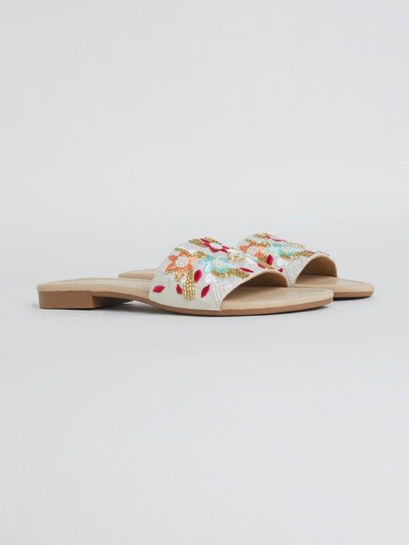 Zudio Multicolour Floral Slides