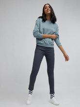 Load image into Gallery viewer, Zudio Sage Text Printed Sweatshirt