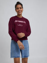 Load image into Gallery viewer, Zudio Wine Text Printed Sweatshirt