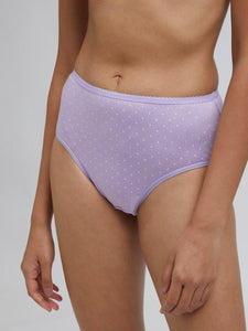 Zudio Light Purple Full Briefs (Set of Three)